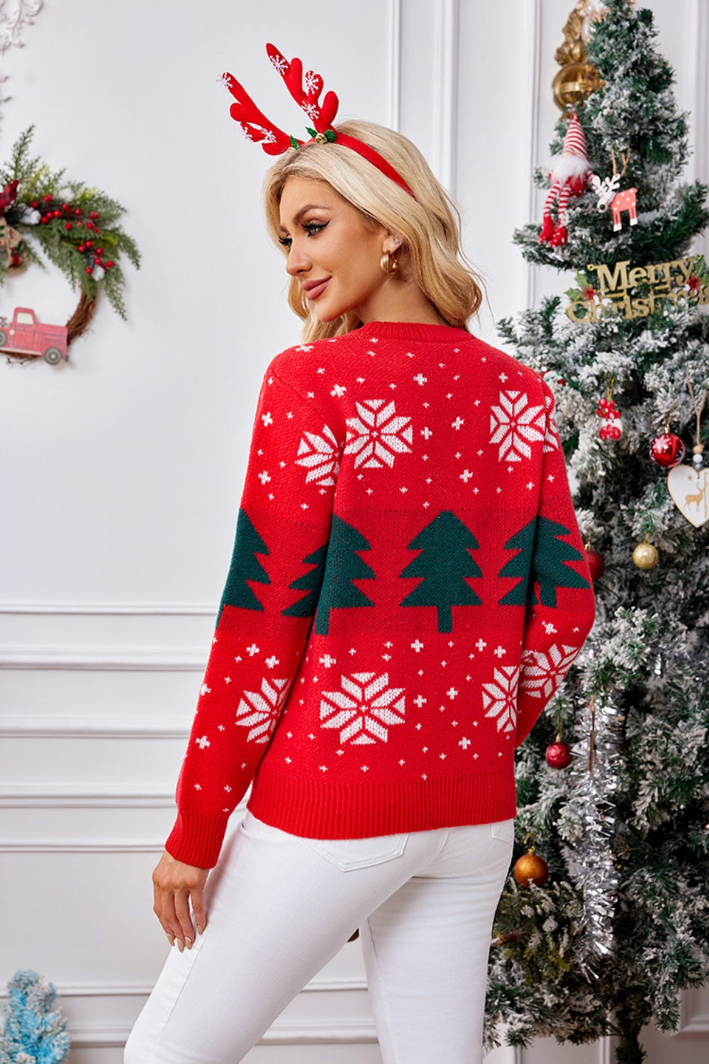 Holly Jolly Evergreen Sweater