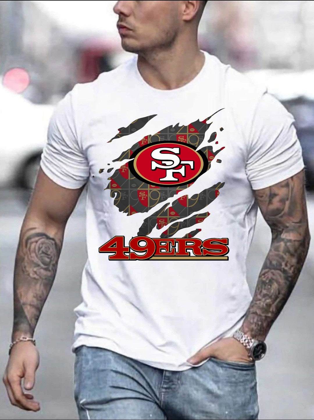 Ripped Design Game Tees - Unisex S2