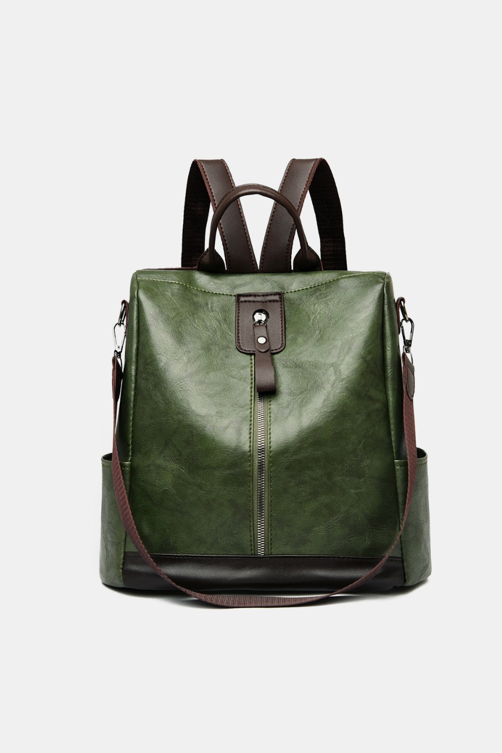 Urban Luxe Convertible Leather Backpack Bag