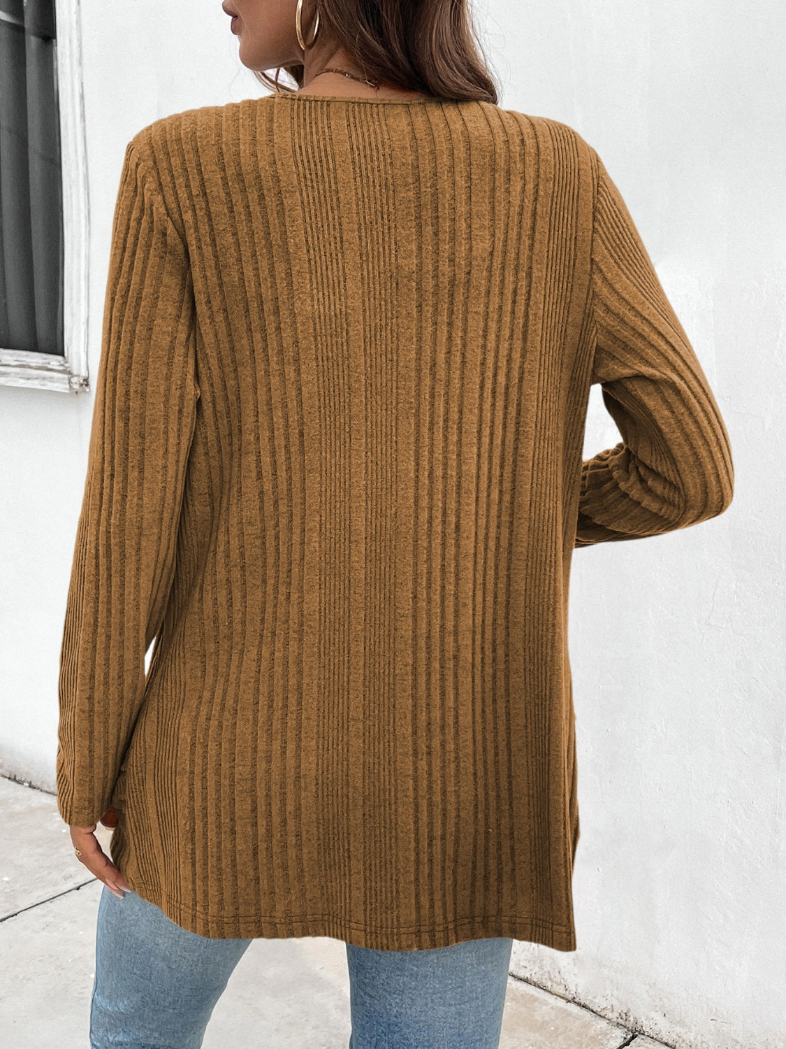 Comfort Ribbed Cardigan