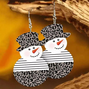 Frosty Charm Teardrop Earrings