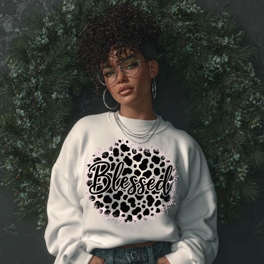Blessed™ Leopard Grace Sweatshirt