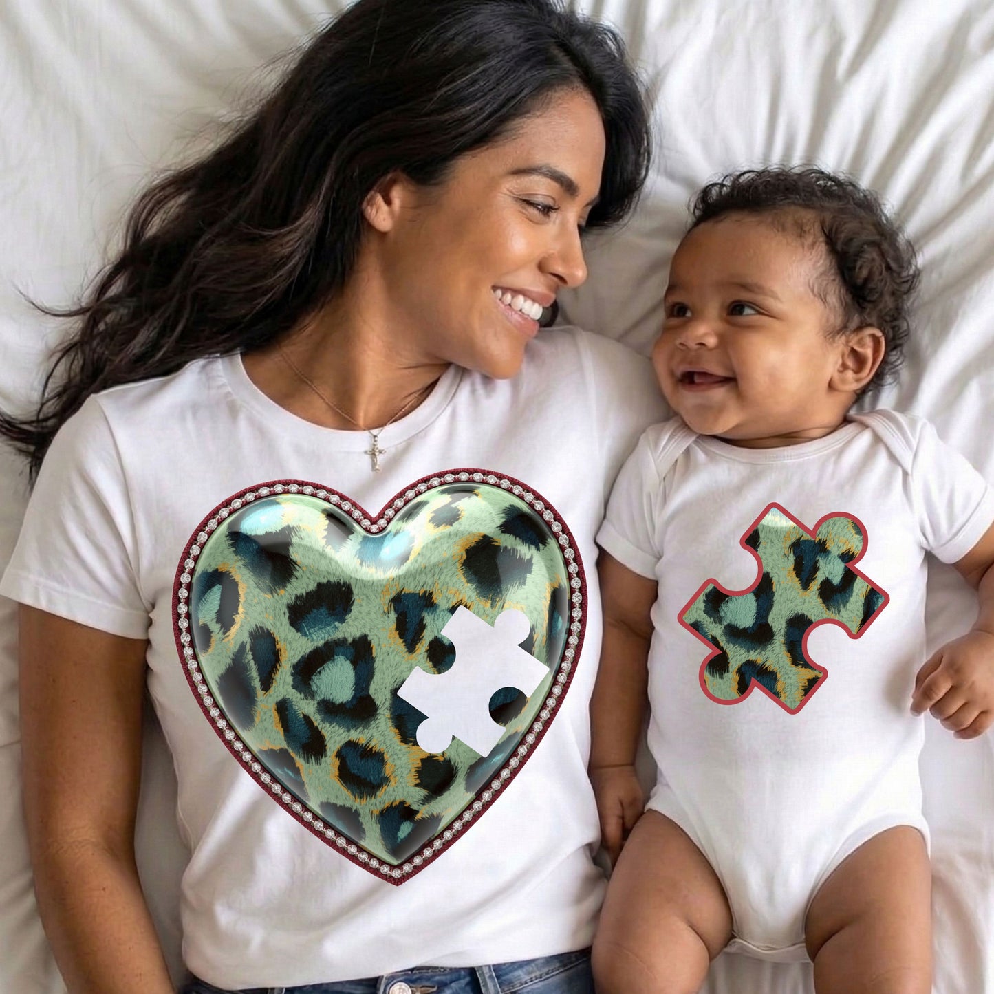 Mother’s Day Leopard Heart