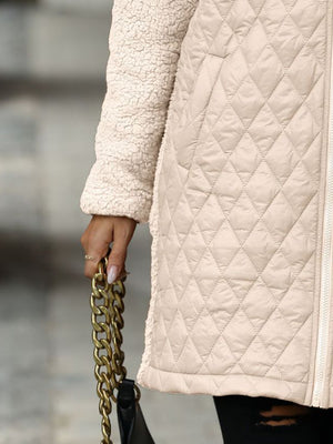 Cozy Quilted Hooded Coat