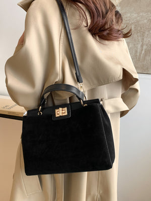 Luxe Elegance Structured Handbag Collection with Removable Strap