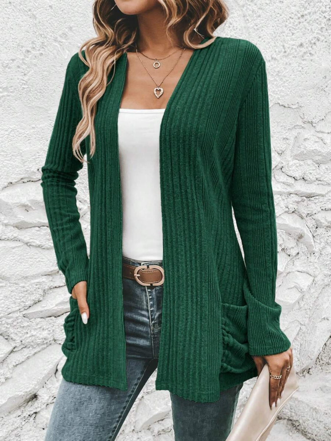 Comfort Ribbed Cardigan