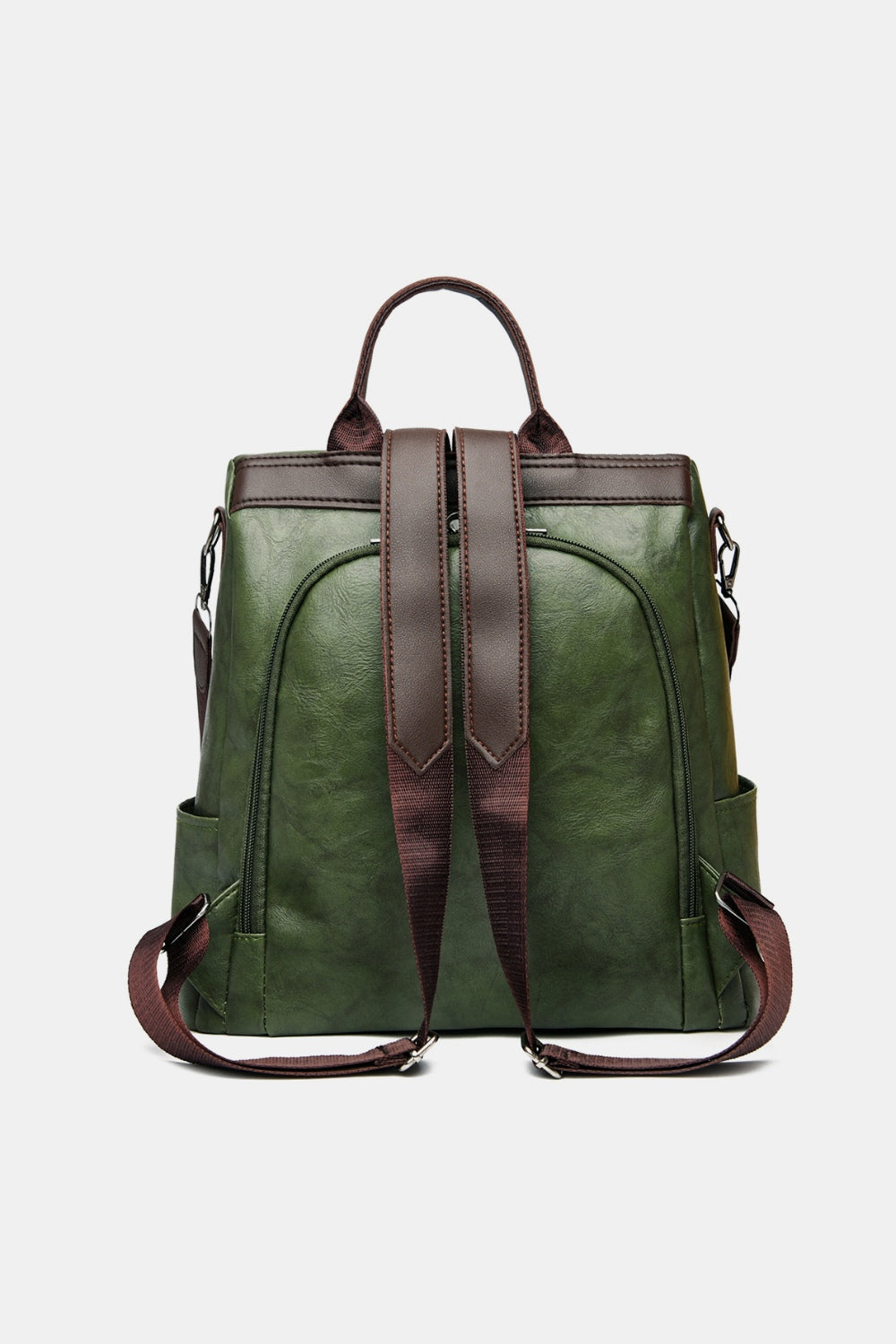 Urban Luxe Convertible Leather Backpack Bag