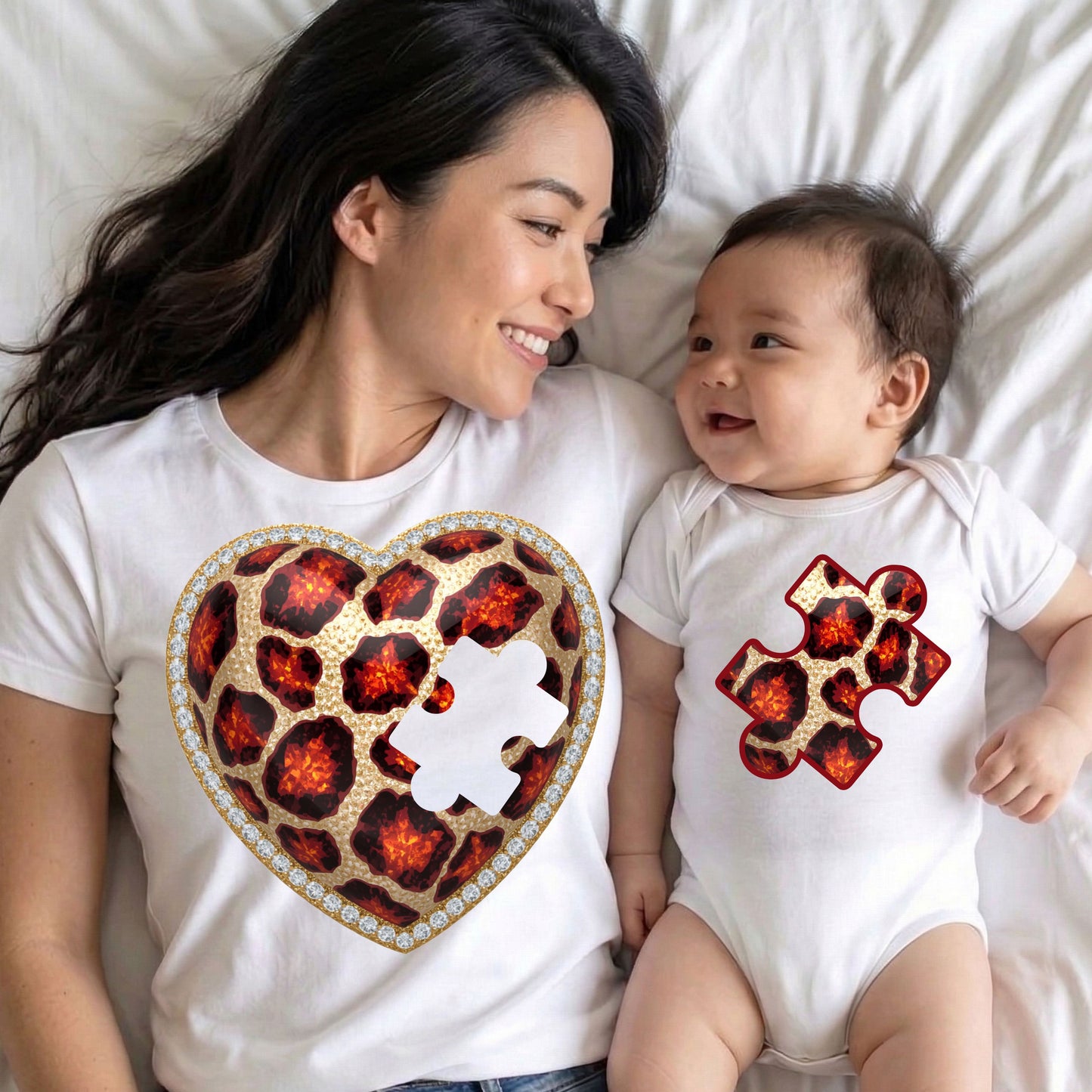 Mother’s Day Leopard Heart