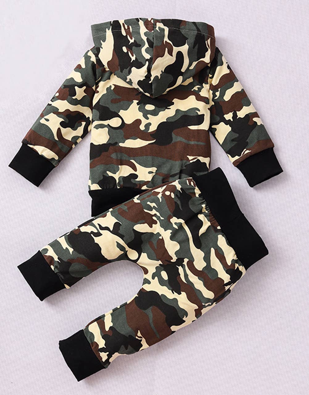 Fennco Styles - Camouflage Baby Hooded Jacket and Pants