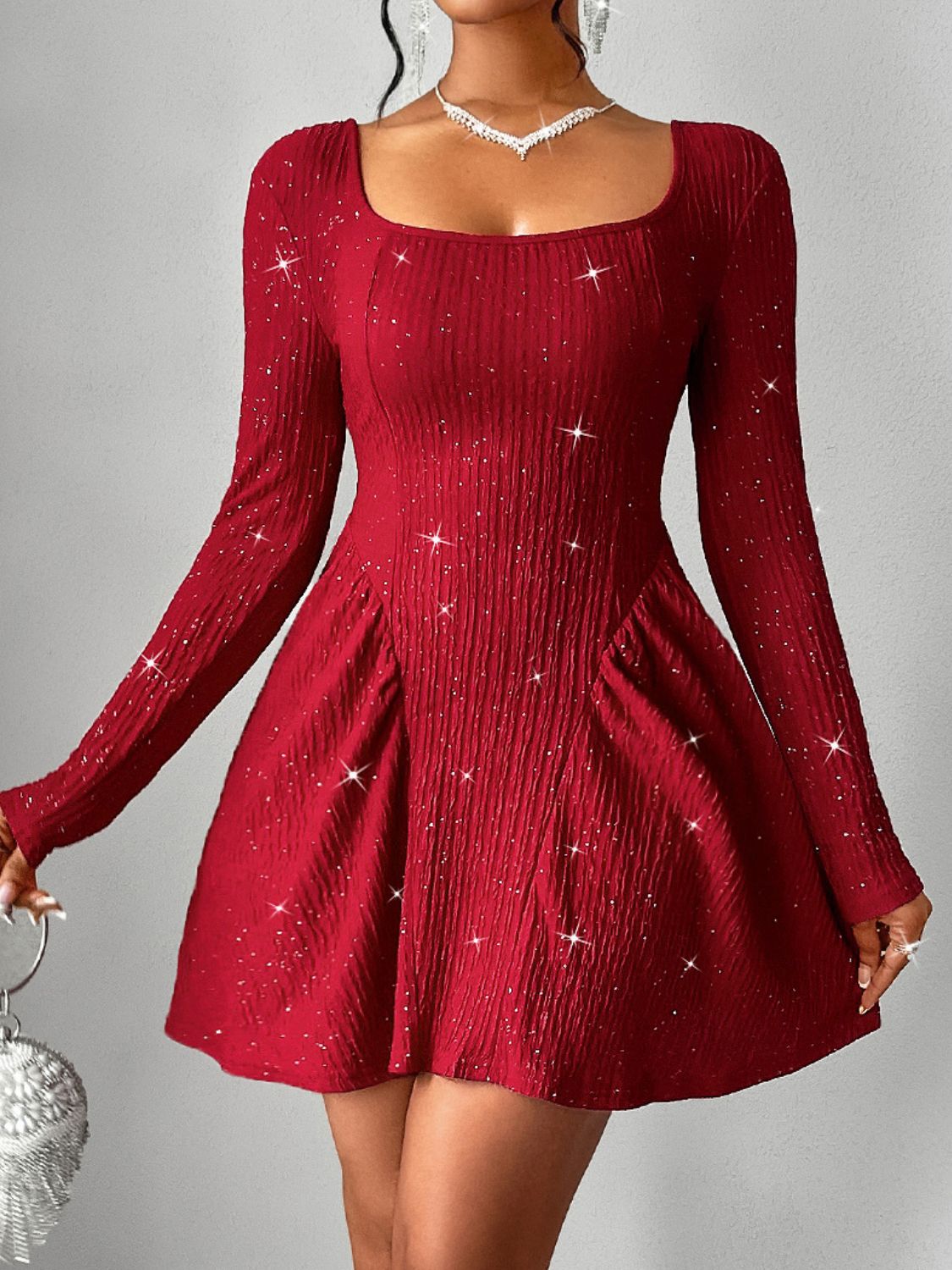 Starlight Elegance Mini Dress