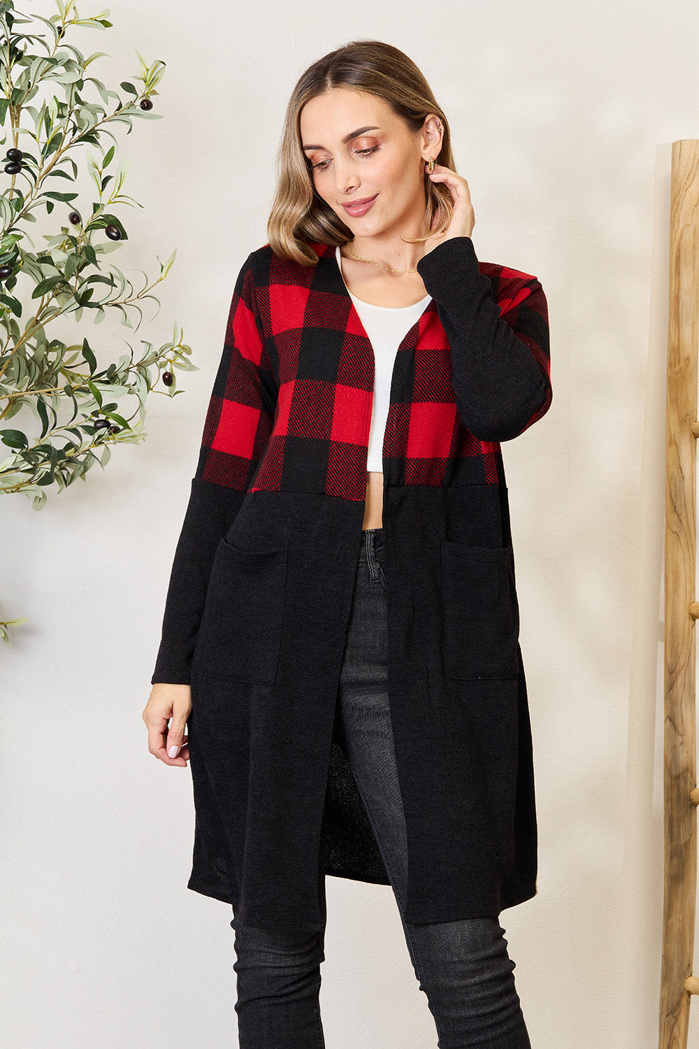 Buffalo Plaid Cozy Cardigan