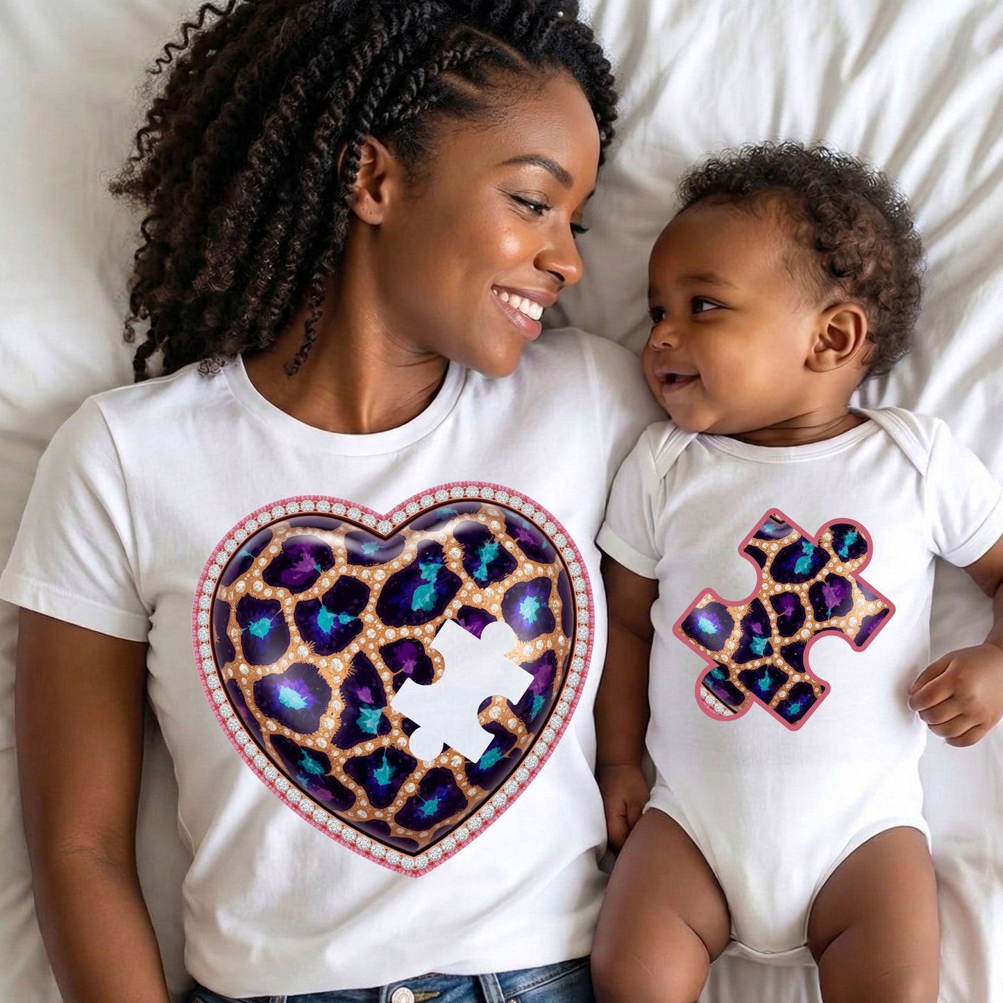 Mother’s Day Leopard Heart