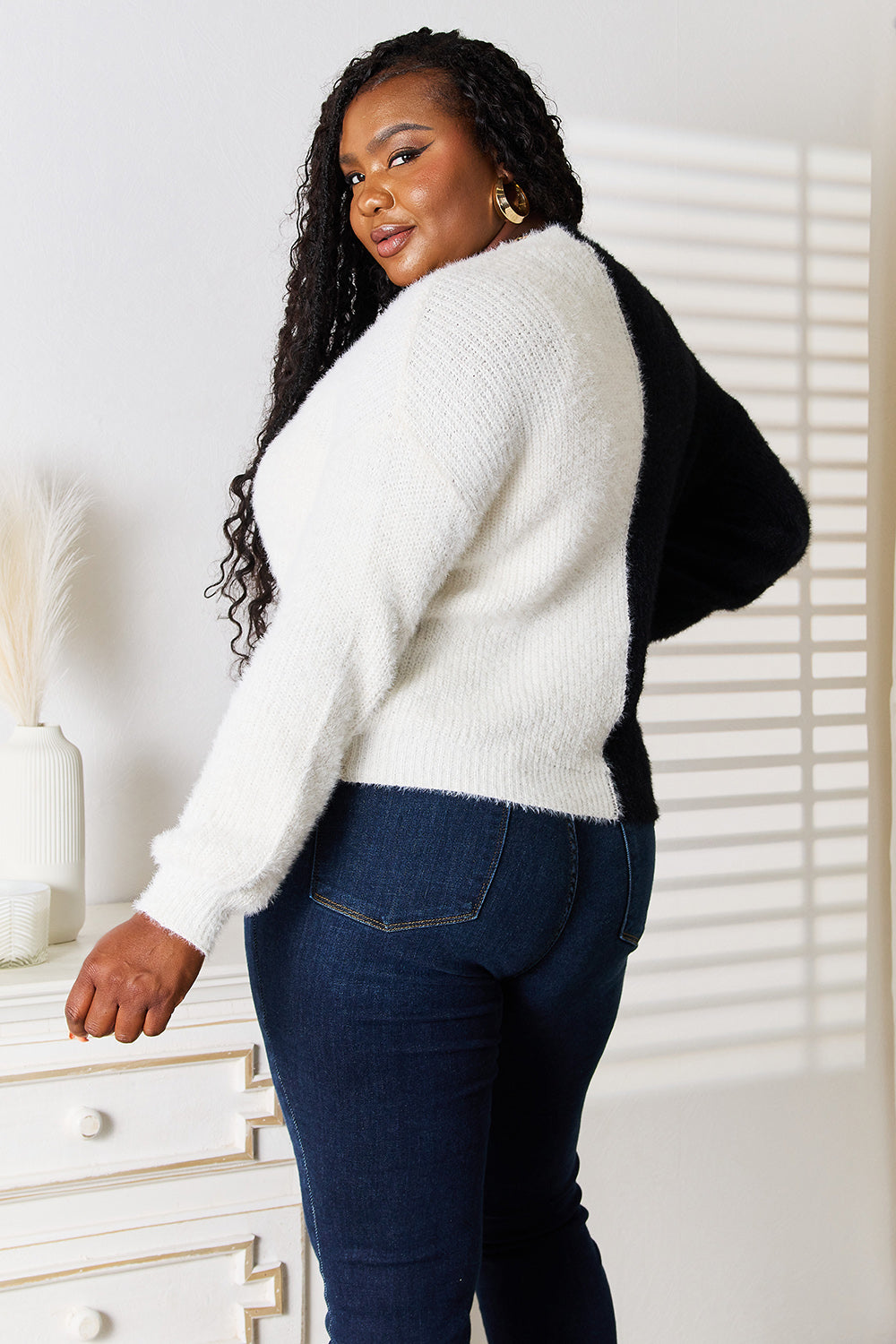 Dual Charm V-Neck Cardigan