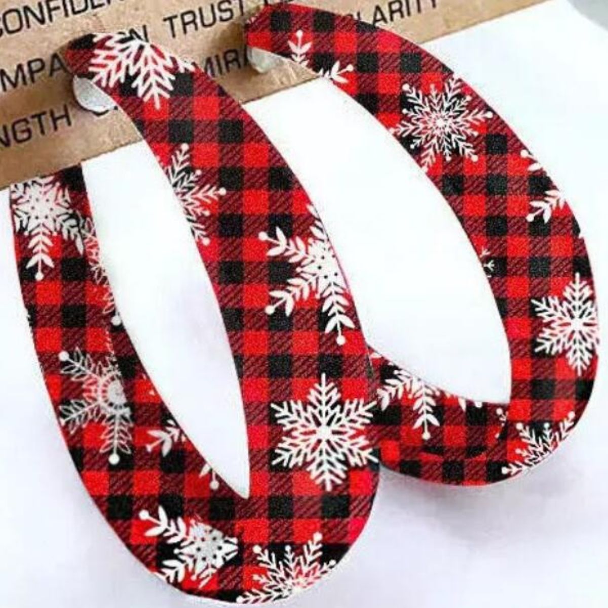 Holiday Hoop Earrings