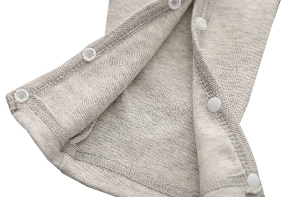 Fennco Styles - Grey Unicorn Cotton Baby Romper