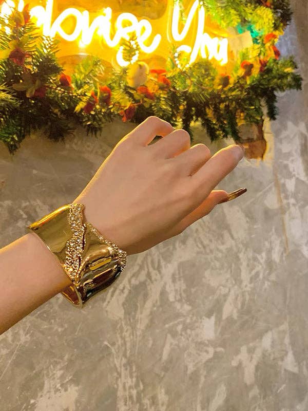 UZ Wholesale Store - Normcore Geometric Rhine Stones Bracelet Accessories
