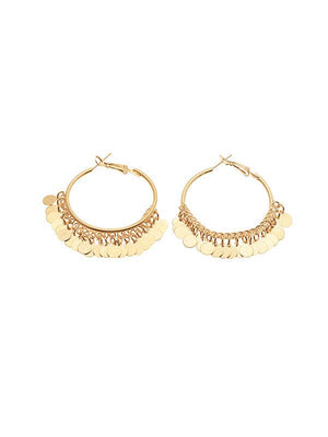 UZ Wholesale Store - Fashion Tasseled Solid Color Geometric Earrings Accessories