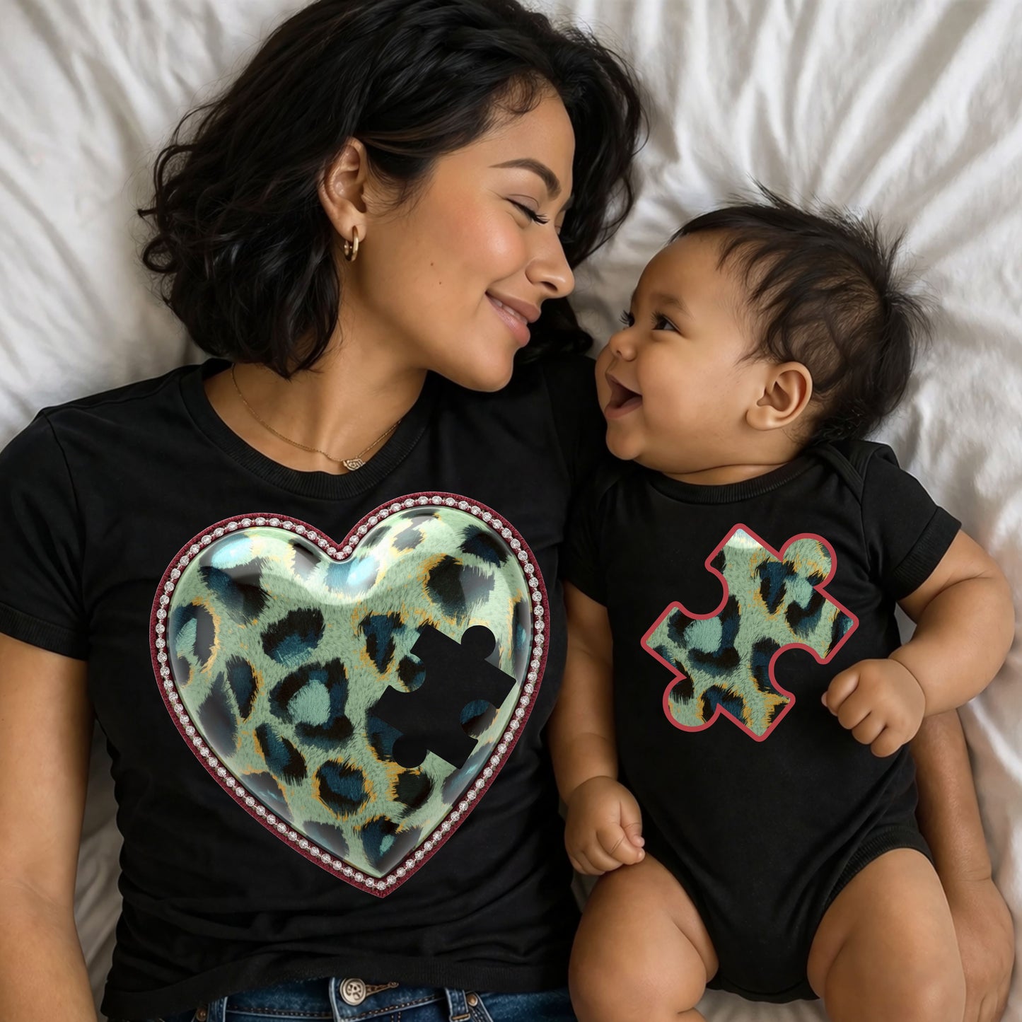 Mother’s Day Leopard Heart