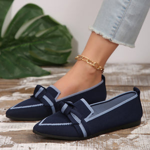 Azure Knot Comfort Loafers