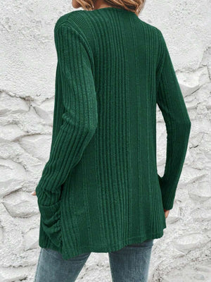 Comfort Ribbed Cardigan