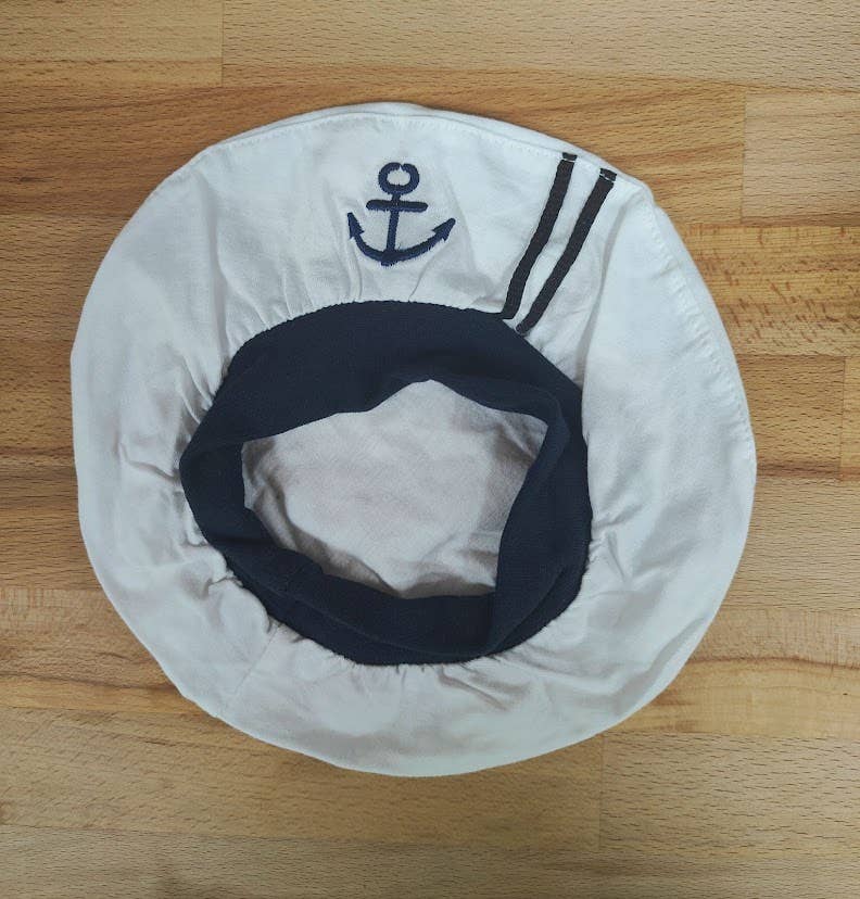 Fennco Styles - Embroidered Anchor Nautical Sailor Cotton Baby Hat