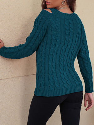 Charm Cable Knit Sweater