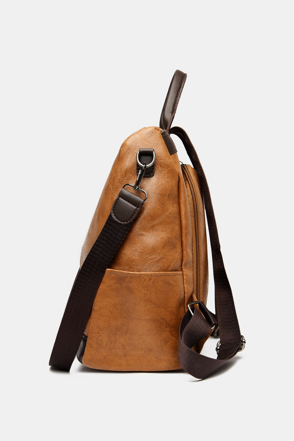Urban Luxe Convertible Leather Backpack Bag