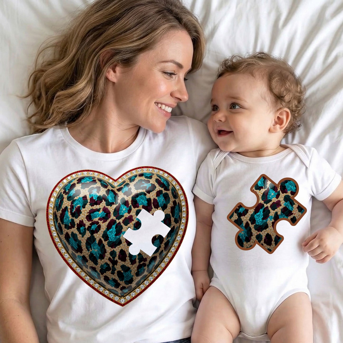 Mother’s Day Leopard Heart