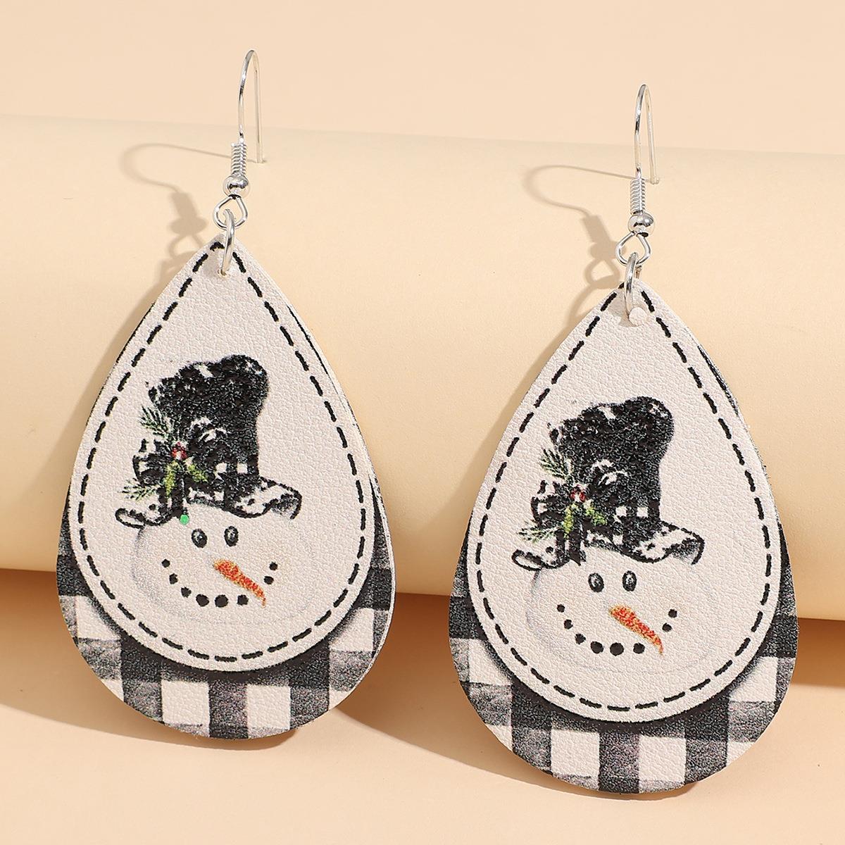 Frosty Charm Teardrop Earrings