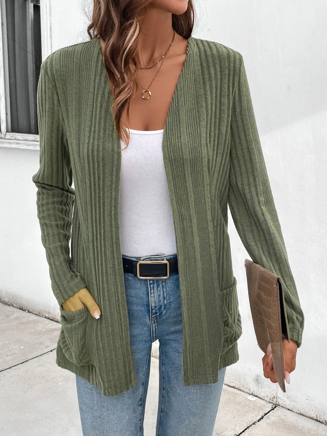 Comfort Ribbed Cardigan