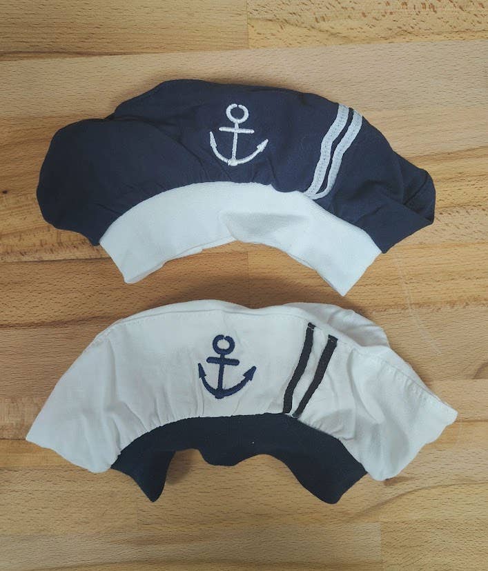 Fennco Styles - Embroidered Anchor Nautical Sailor Cotton Baby Hat