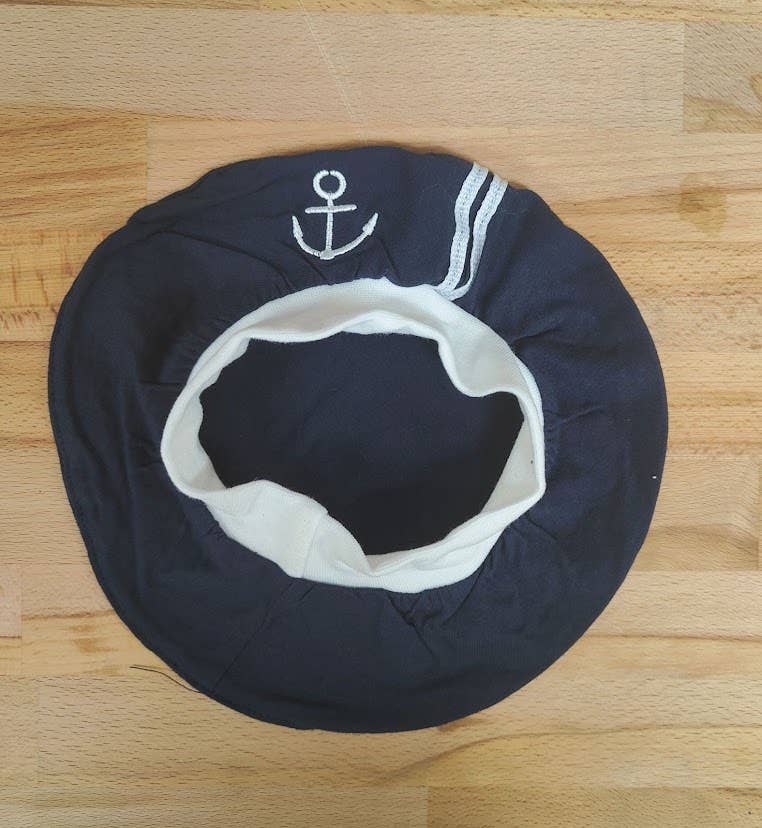 Fennco Styles - Embroidered Anchor Nautical Sailor Cotton Baby Hat