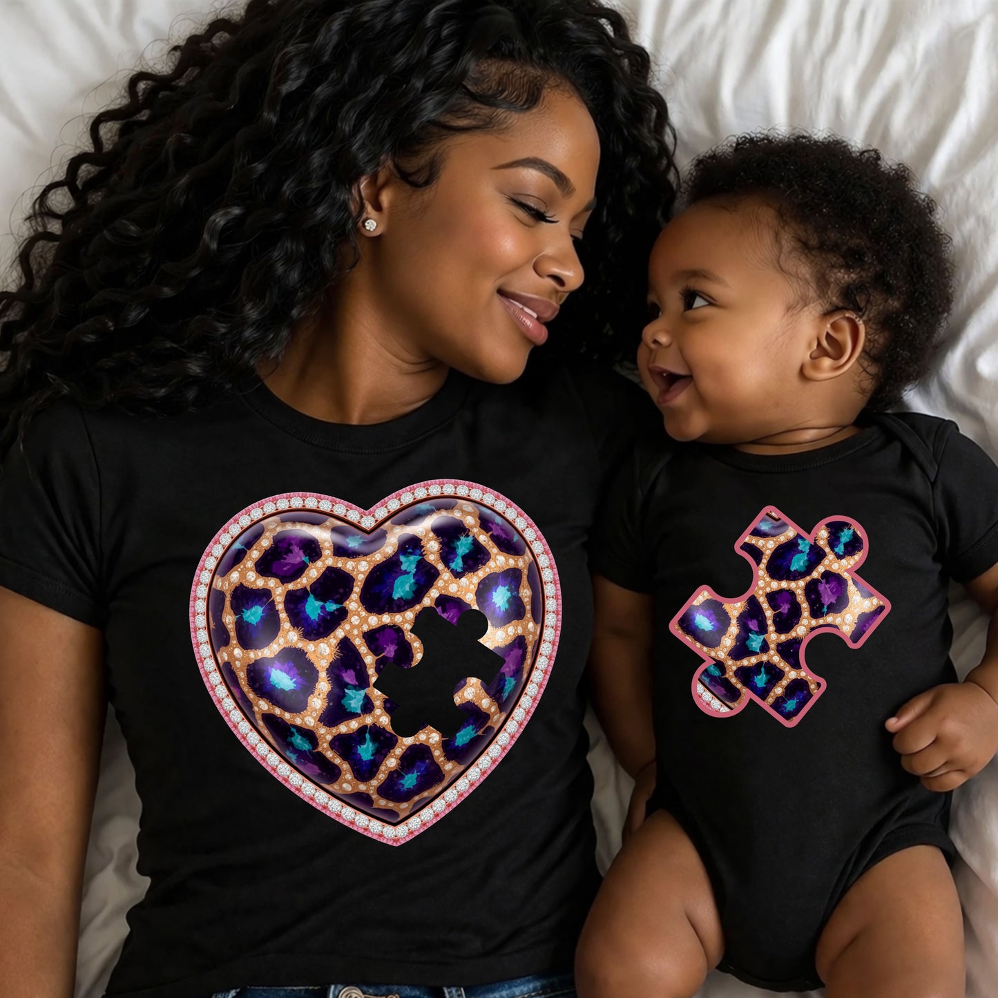 Mother’s Day Leopard Heart