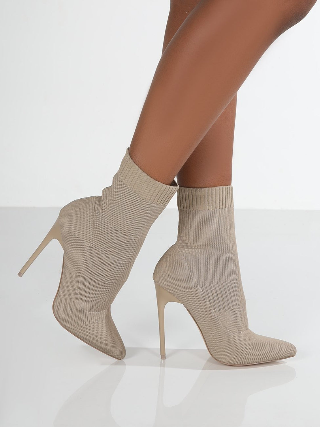 Sleek Stretch Stiletto Booties