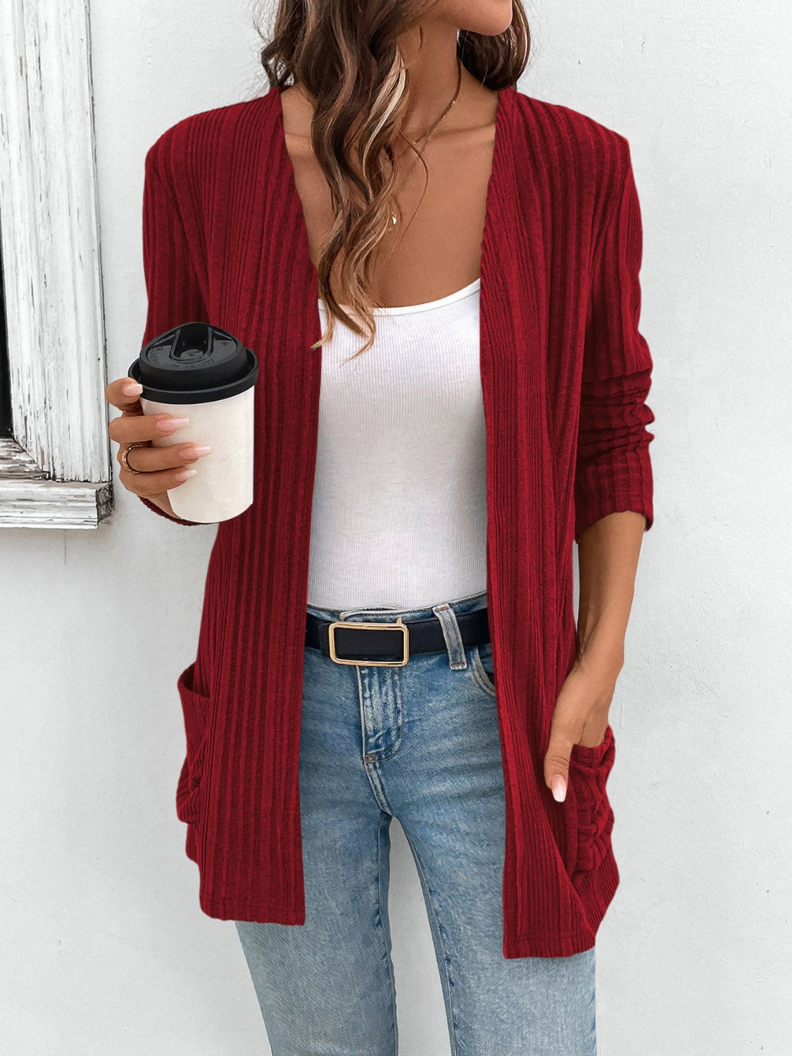 Comfort Ribbed Cardigan