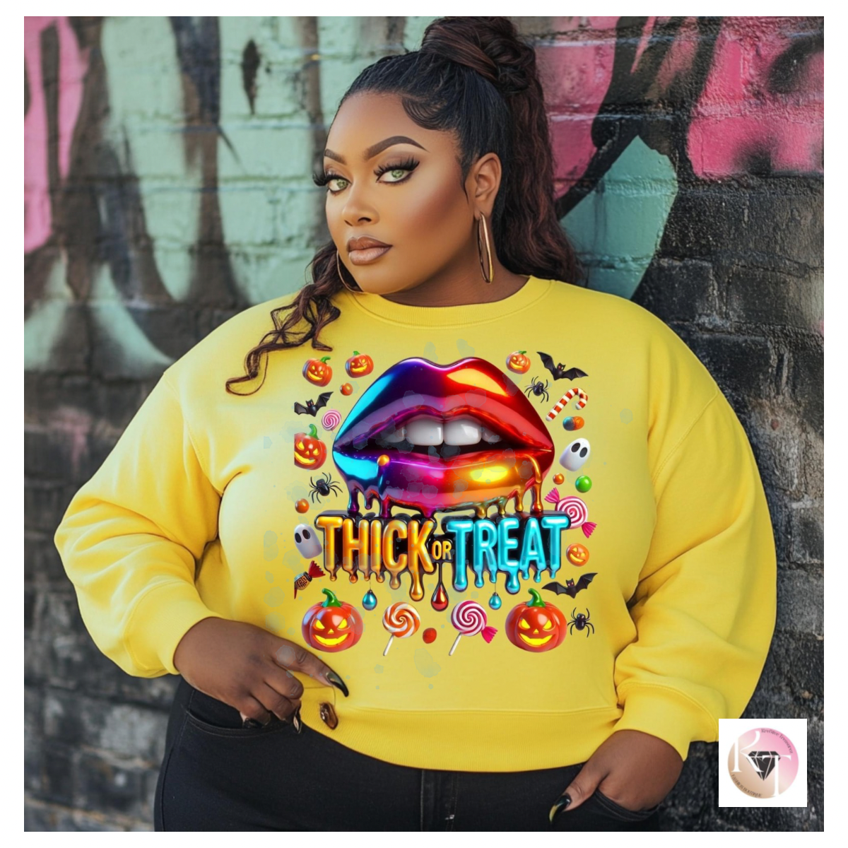 Bold & Playful “Thick or Treat”