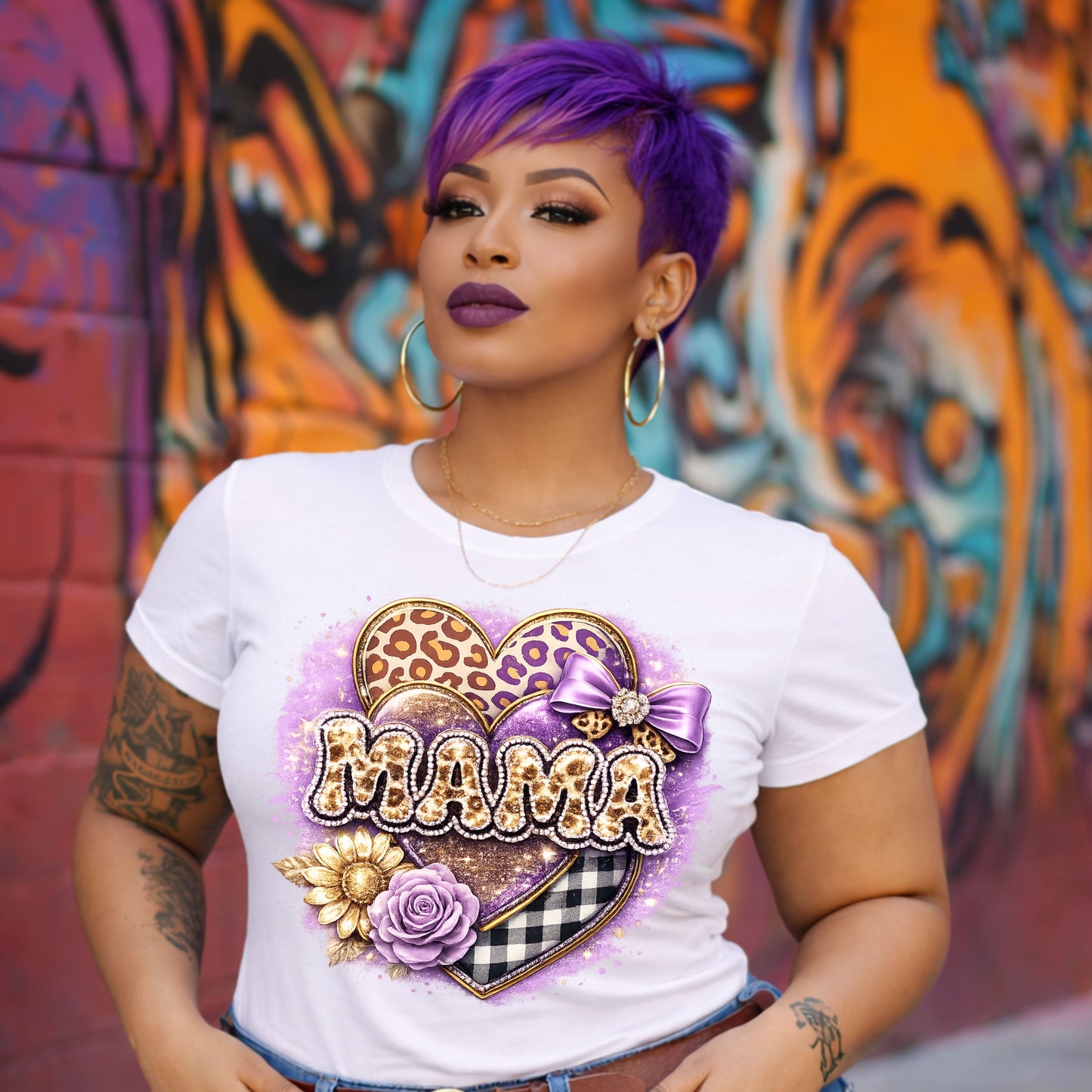 Mama Leopard Print Shirt