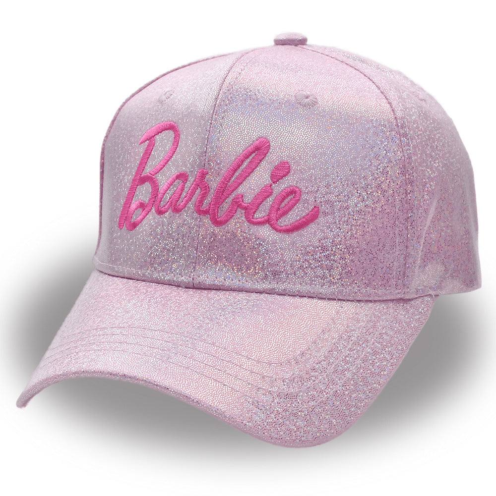 BARBIE EMBROIDERED SPARKLING BASEBALL CAP