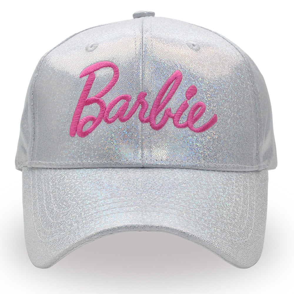 BARBIE EMBROIDERED SPARKLING BASEBALL CAP