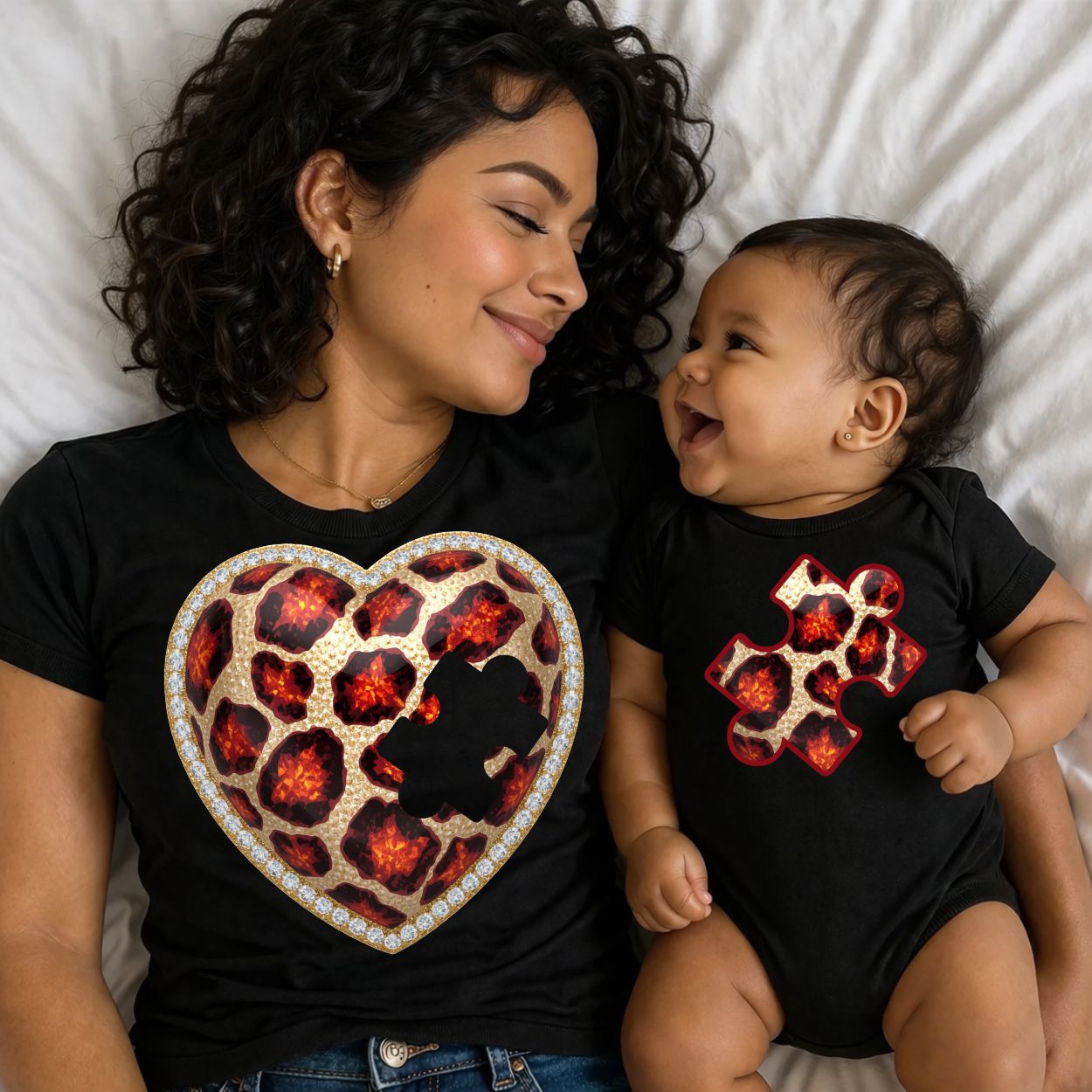 Mother’s Day Leopard Heart