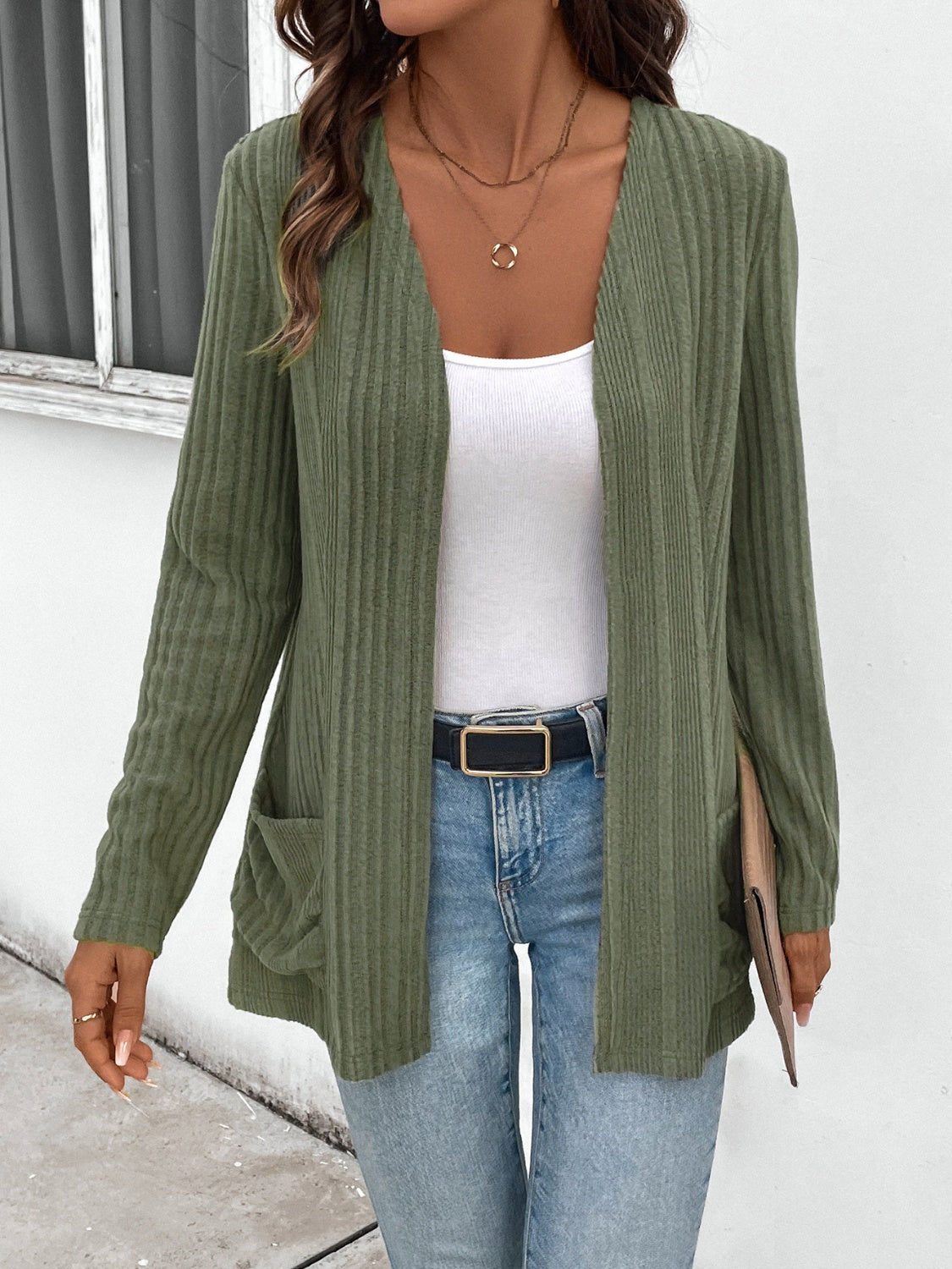 Comfort Ribbed Cardigan