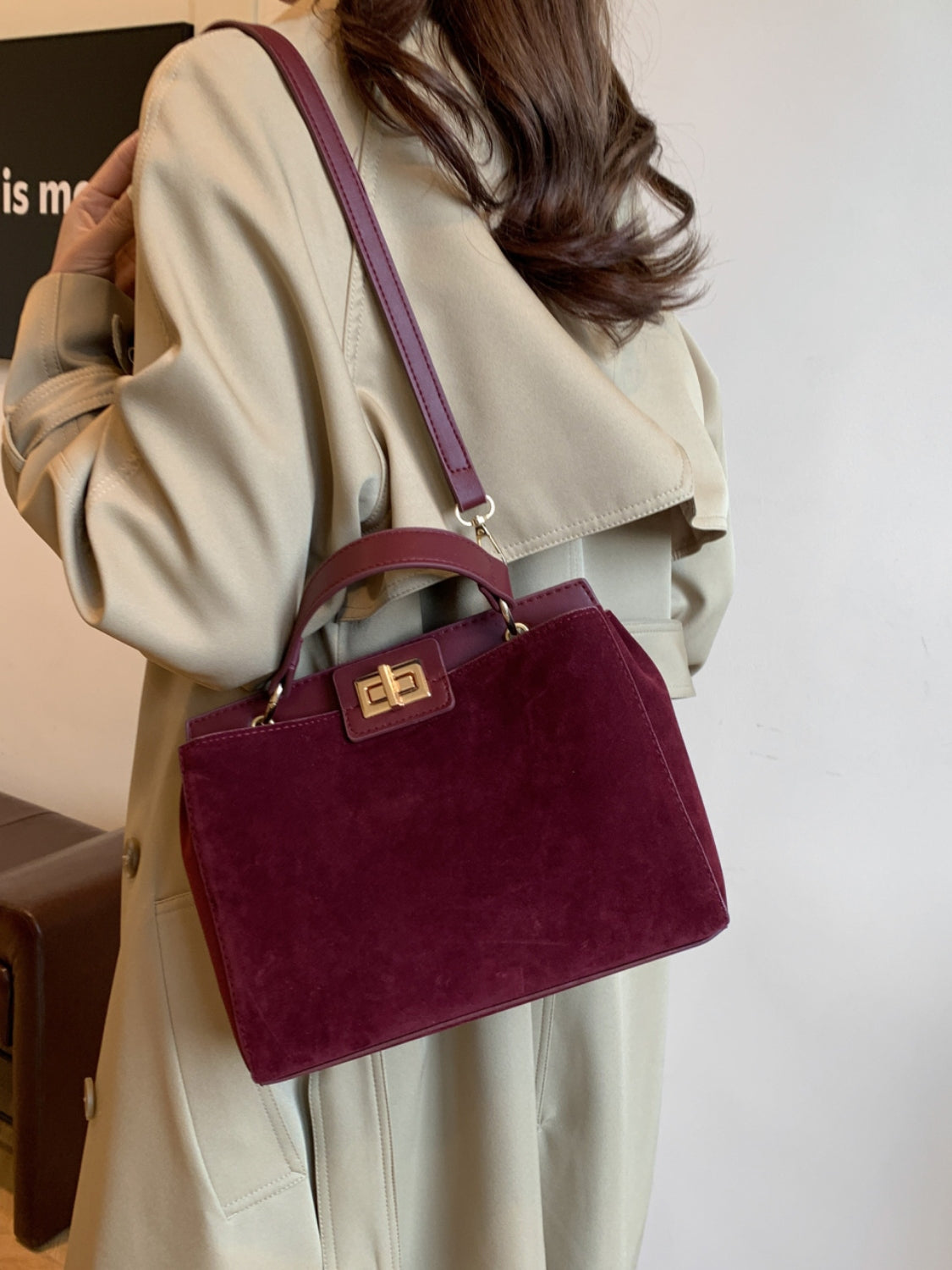 Luxe Elegance Structured Handbag Collection with Removable Strap
