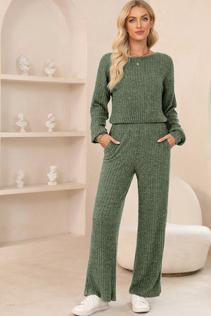 EverCozy Ribbed Long Sleeve Jumpsuit