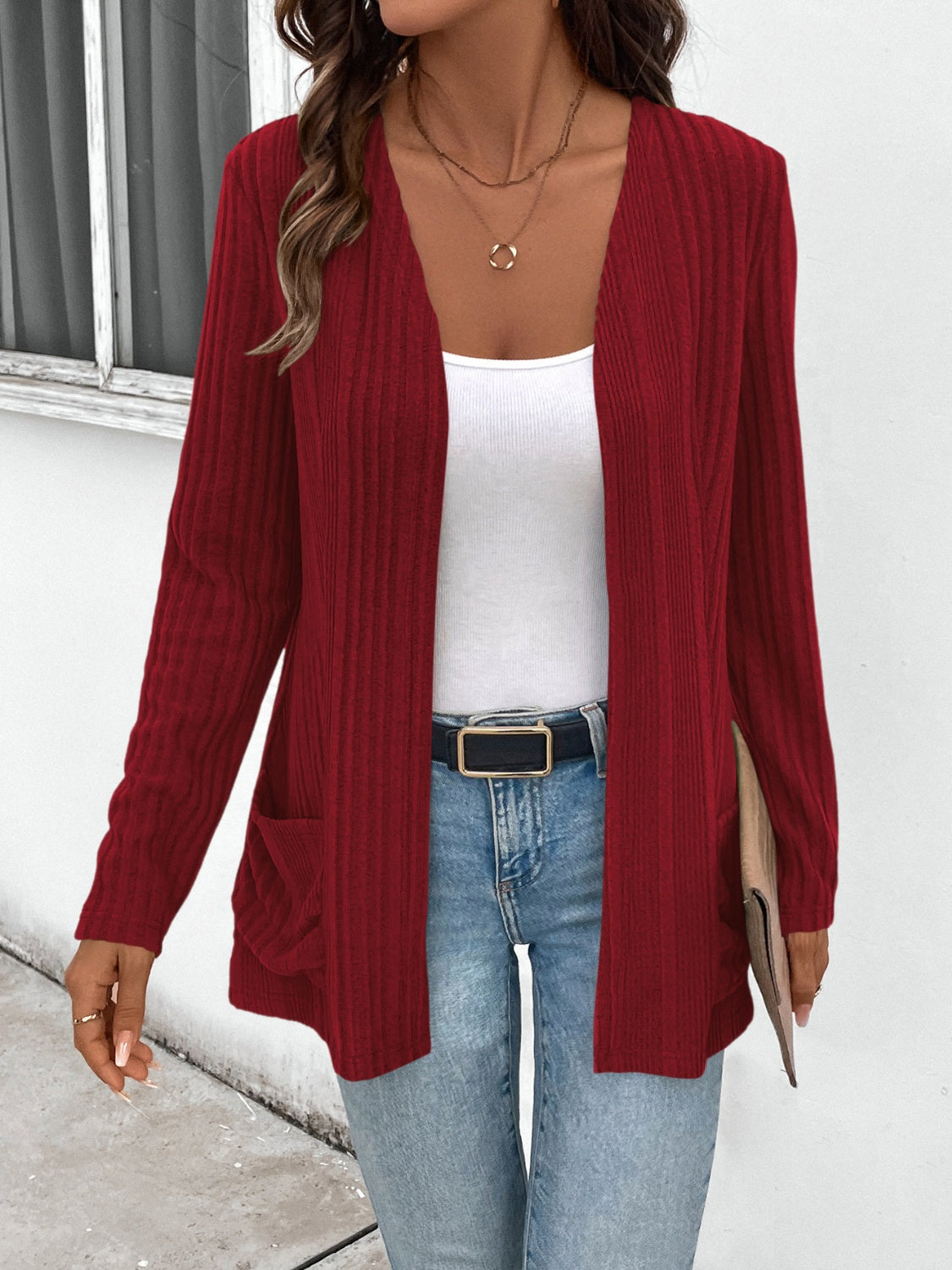 Comfort Ribbed Cardigan