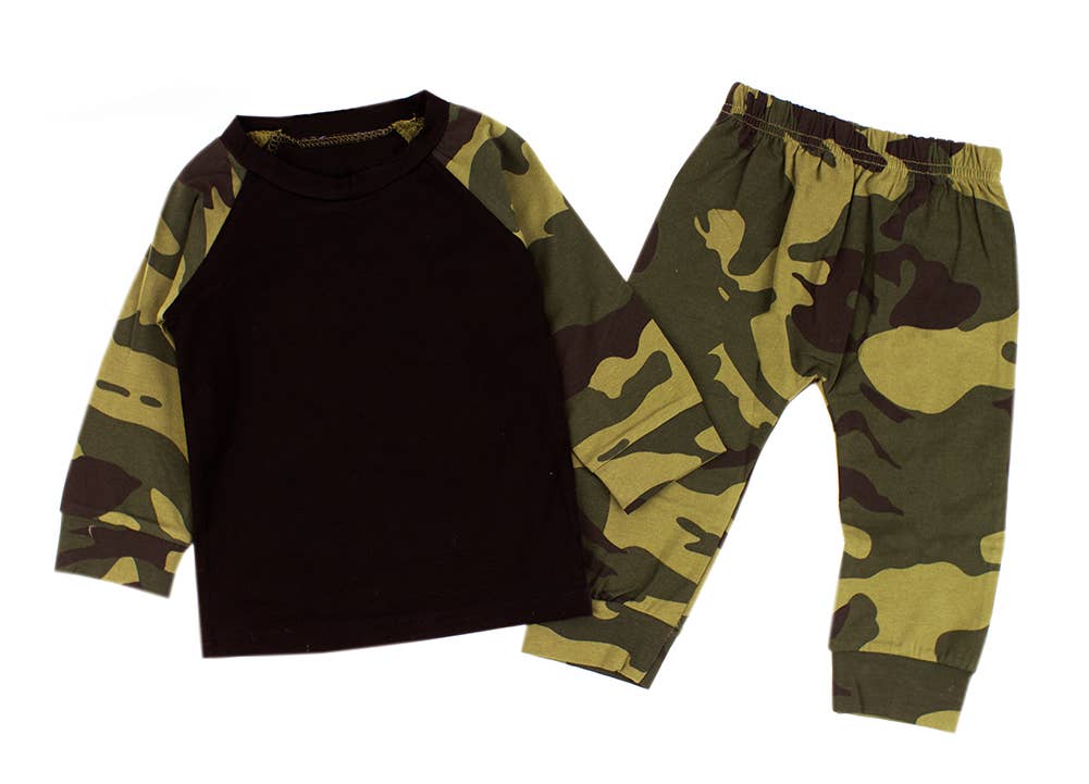 Fennco Styles - Camouflage 2pcs Boys Clothing Set