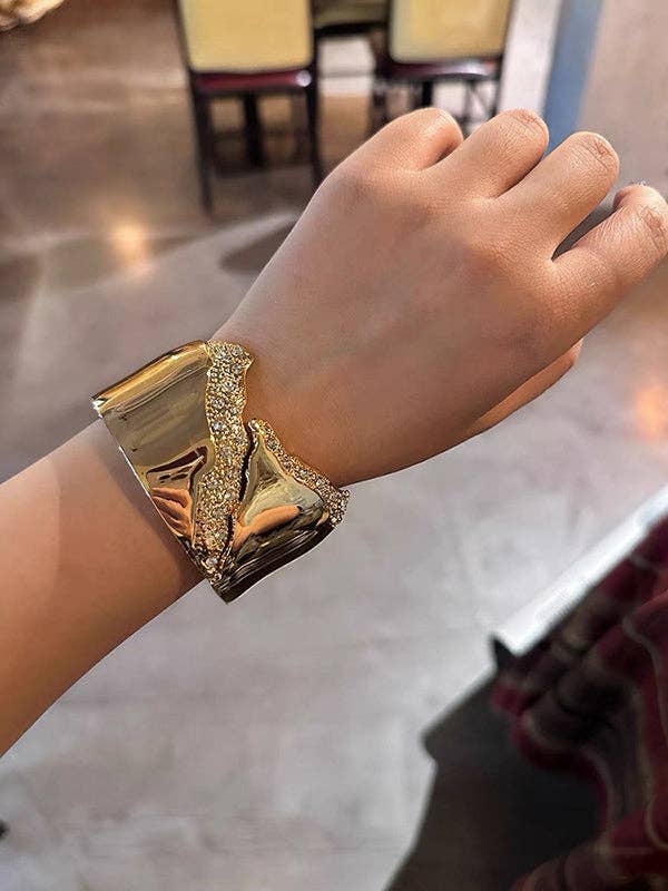 UZ Wholesale Store - Normcore Geometric Rhine Stones Bracelet Accessories