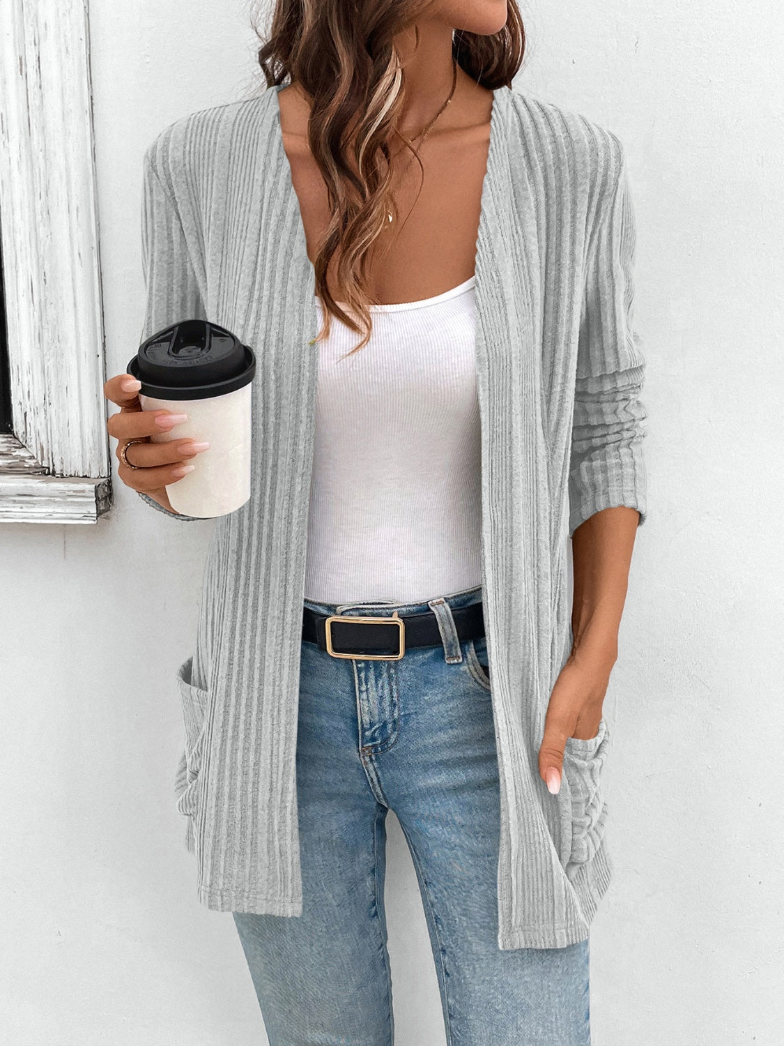 Comfort Ribbed Cardigan