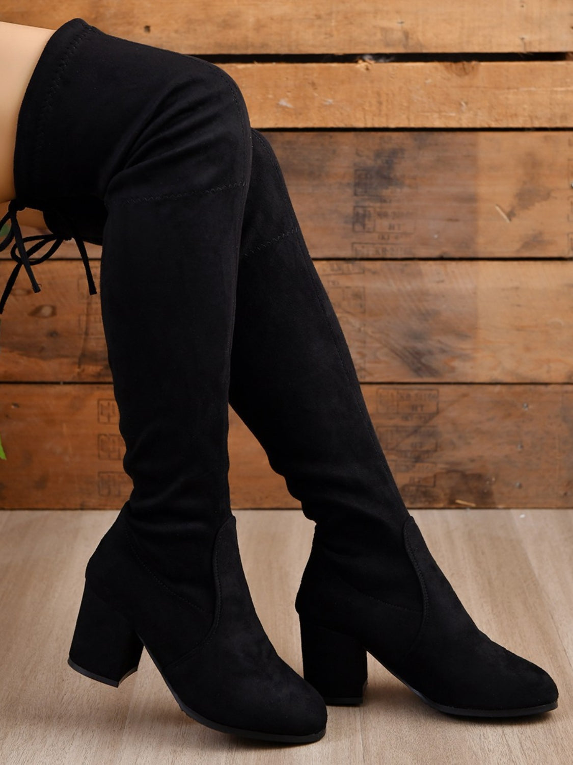 VelvetStride Over-the-Knee Boots