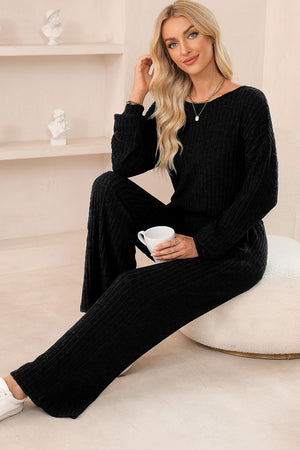 EverCozy Ribbed Long Sleeve Jumpsuit