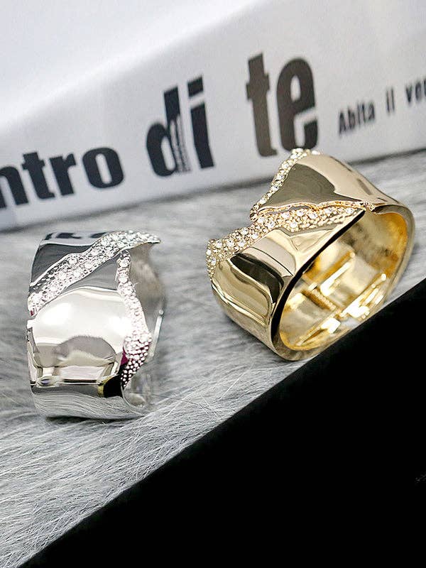 UZ Wholesale Store - Normcore Geometric Rhine Stones Bracelet Accessories